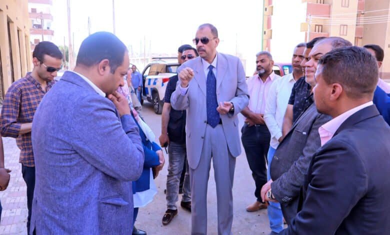 محافظ سوهاج بحي الكوثر